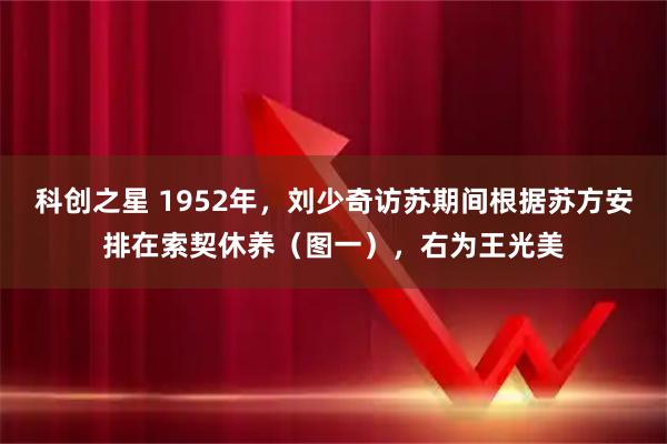 科创之星 1952年，刘少奇访苏期间根据苏方安排在索契休养（图一），右为王光美